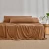 Dreamaker Superfine Washed Microfibre Body Pillowcase Twin Pack - Rust
