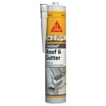Sika 300ml Black SikaSeal Roof And Gutter Silicone Sealant