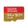 SanDisk Extreme SQXAH 64GB MicroSDXC Memory Card [SDSQXAH-064G-GN6AA]