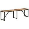 vidaXL Bench Entryway Outdoor Bench Lounge Seating Wooden