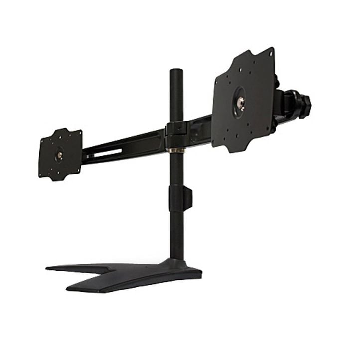 Up to 27" 15kg Dual Two 2 XL LCD Monitor Desktop Freestanding Mount VESA