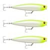 3x Rapala 11cm Precision Xtreme Pencil Saltwater Fishing Lure -SL/FL Chartreuse