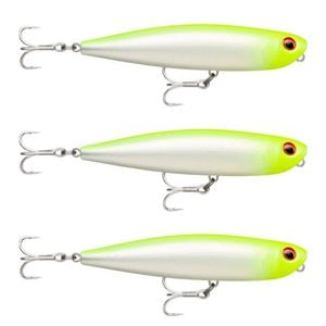 3x Rapala 11cm Precision Xtreme Pencil Saltwater Fishing Lure -SL/FL Chartreuse