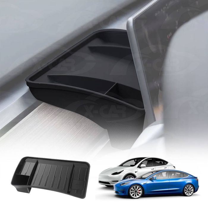 Tesla Model 3 2017-2023 and Model Y 2021-2025 Center Screen Console Dash Tray Organizer