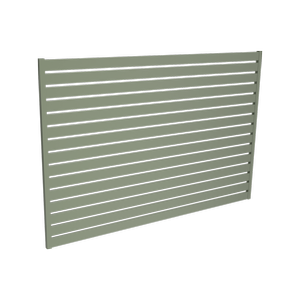 ProtectorAl Up to 1800W x Up to 1200H Pale Eucalypt Aluminium Slat Screen Kit