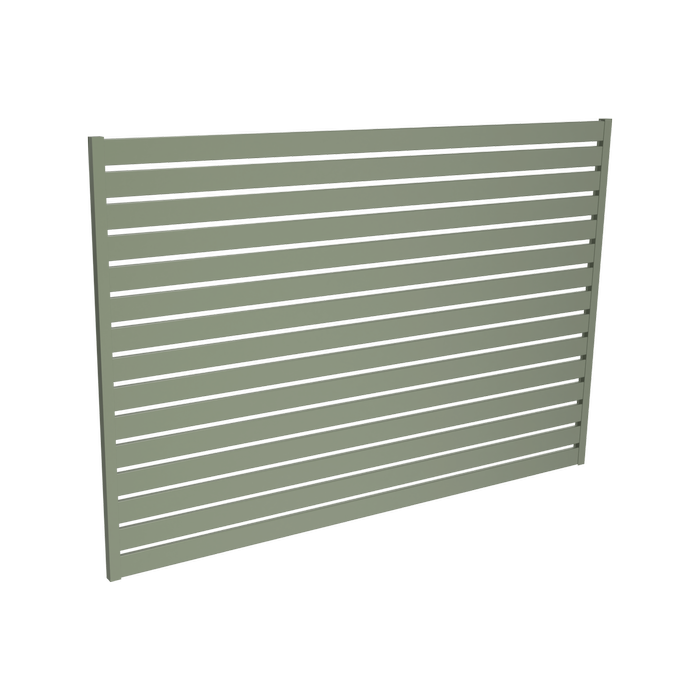 ProtectorAl Up to 1800W x Up to 1200H Pale Eucalypt Aluminium Slat Screen Kit