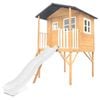 Lifespan Kids Burleigh Cubby House with 2.2m Slide (White)