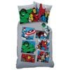 Marvel Avengers Comics Cotton Quilt Cover Set - Single Bed Size