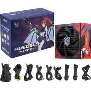 Msi Mag A850gls Mlg Edition, Gold Fully Modular Silent Power Supply Mlg Edition
