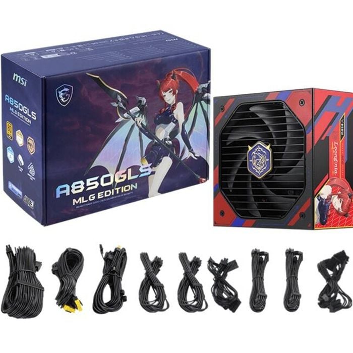 Msi Mag A850gls Mlg Edition, Gold Fully Modular Silent Power Supply Mlg Edition