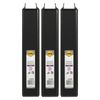 3x Marbig Clearview 3 D-ring Insert Binder A4 File 38mm Document Organiser Black