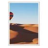 Galrie Stunning Hot Air Balloon Art Print Over Desert Landscape, White Frame, 50 x 70cm (20 x 28inch)