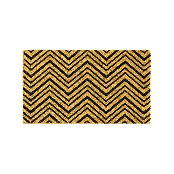 40 x 70cm Zig Zag Coir Outdoor Mat