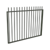 ProtectorAl 1201 - 1500 x 1200mm Woodland Grey Aluminium Garden Gate Picket Top