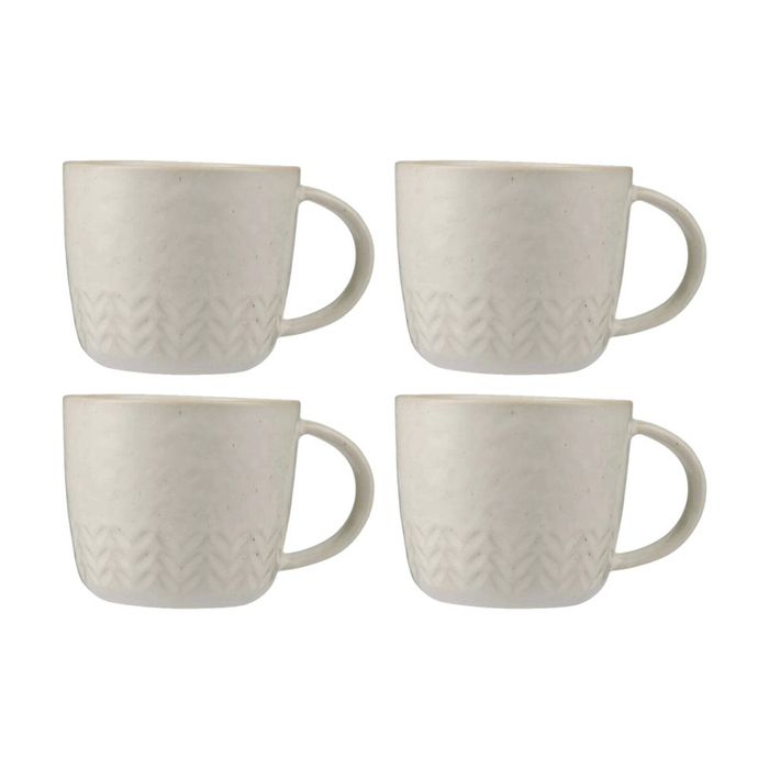 4PK Maxwell & Williams The Mug Club Nordic Mug 400ml - Chevron Waves