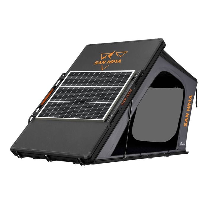 San Hima Kalbarri Gen 2 Rooftop Tent Hard Shell With Ladder + 130w Solar Panel