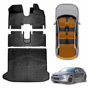 3D Floor Mats Boot Liner for Hyundai IONIQ 5 IONIQ5 2021-Onwards Heavy Duty Cargo Trunk Luggage Tray