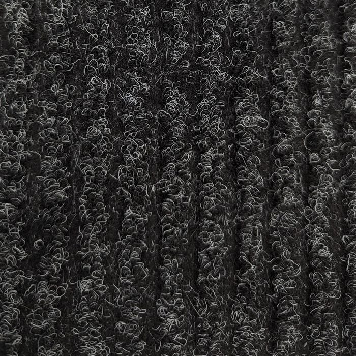 Ideal 90cm Charcoal Garage 2 Rib Impervious Back Carpet Matting