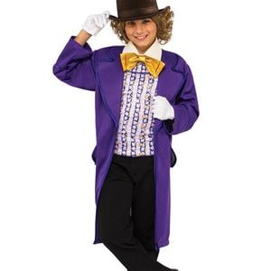 Willy Wonka Deluxe Boys Book Character Costume - 3-5