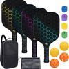 FOHOA Pickleball Paddles Set 4 Pack