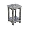 Mother Of Pearl Monochrome Chic Side Table
