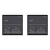 2PK Impact Merch Classic Picture Frame Fits 50x50cm Print - Black