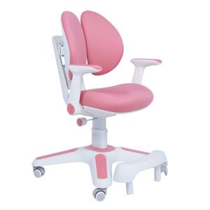 Ergonomic Children Kids Study Chair Set Height Adjustable Pink
