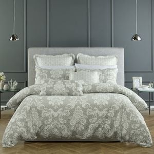 Bianca Alexandria Taupe Quilt Cover Set Queen