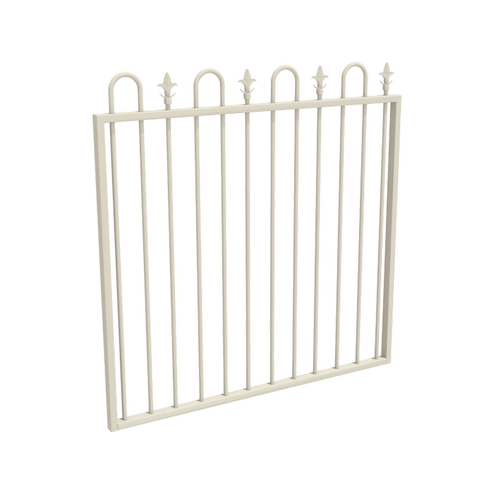 ProtectorAl 800 - 1200 x 1200mm Surfmist Aluminium Loop And Spear Pool Gate