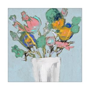 Artey | Fun Bouquet I - Stretched Canvas - Stretched Canvas - 64 x 64cm