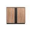 Modern Home ADRIANO Credenza Cabinet 117cm(W) x 40(D) x 103(H)- Light Brown