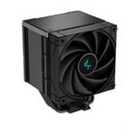DeepCool AK500 Zero Dark High-Performance CPU Cooler, 5 Copper Heat Pipes, Single-Tower Heatsink, 120mm FDB PWM Fan, 240W LGA17
