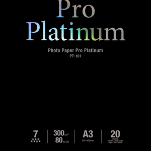 Canon Photo Paper Pro Platinum - 20 Sheets (PT101A3)
