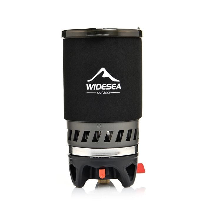 NNEOBA All-in-One Camping Cooking System with Heat Exchanger Black