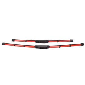 24" +19" 2x Front Wiper Personalized Blades Fits For Mazda 3 Bl 2009-2013 Red