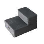 Pawz 2-Step Terry Cloth Pet Stairs 50x40x32CM Grey