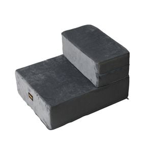 Pawz 2-Step Terry Cloth Pet Stairs 50x40x32CM Grey