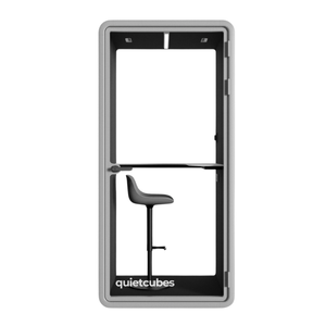 QuietCubes 1 Person Office Pod Grey