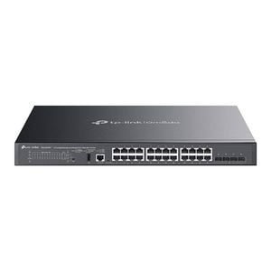 TP-Link SG5428XMPP Omada 24-Port Gigabit Stackable Lite L3 Managed PoE++ Switch with 4× 10G Slots