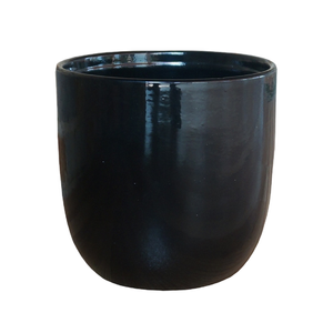 Northcote Pottery 30cm Black Ava Egg Pot
