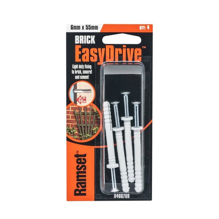 Ramset 6 x 55mm EasyDrive Masonry Anchor - 4 Pack