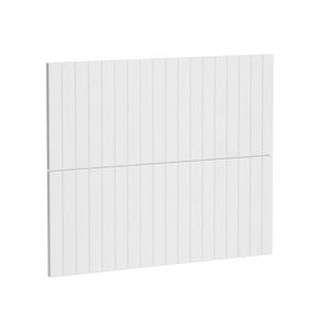 Kaboodle 900mm Provincial White V-Groove 2 Drawer Panels