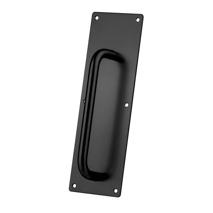 Sylvan 300 x 100 x 1.8mm Black Plain Pull Plate