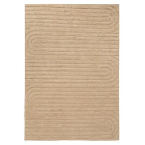 Loopsie-330cm X 240cm-rabat Taupe Sculptural Cotton Rug