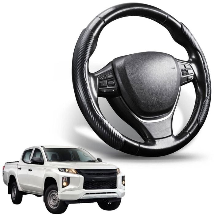Segmented Steering Wheel Cover for Mitsubishi Triton Double Cab 2015 - 2023 (MQ MR)