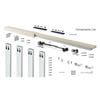 Rolltrak 2200 x 20 x 8mm Cavity Door Track Set