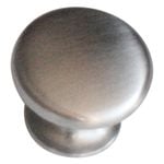 Kaboodle 27mm Zinc Alloy Mushroom Knob Kitchen Door Handle