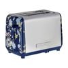 Laura Ashley Elveden 2 Slice Toaster Blue & Silver