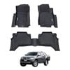 AUSGO Car Floor Mats for Mitsubishi Triton ML MN Series Dual Cab 2006-2015 All-Weather Floor Liners
