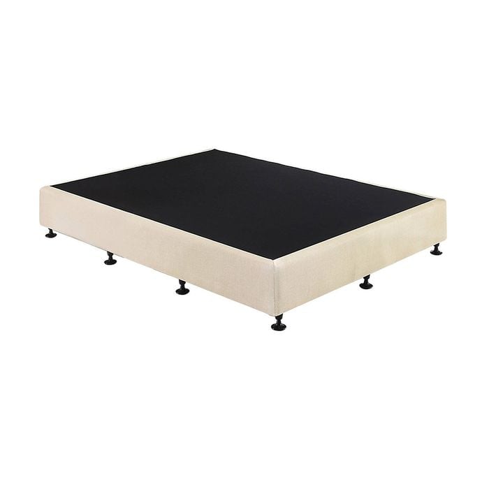 Palermo King Single Ensemble Bed Base - Natural Sand Linen Fabric